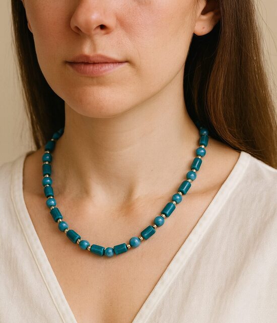 Dabīgo pērļu kaklarota "Polārais Sapnis"